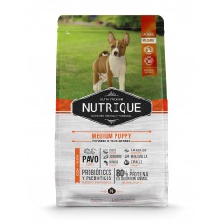 Nutrique Medium Puppy Perros Cachorros 12 Kg