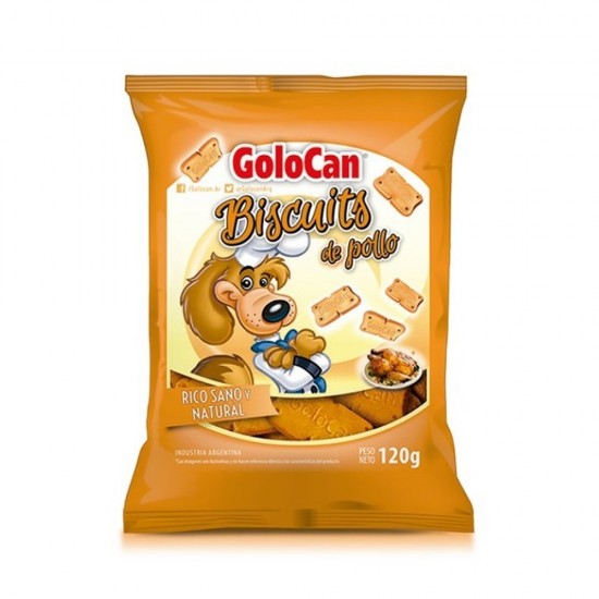 Biscuits de pollo de Golocan 120g