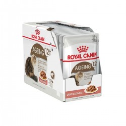 Royal Canin Alimento Húmedo para Gato Ageing 12+  Pouch 85gr x 12u