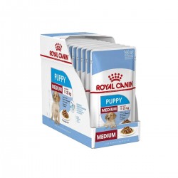 Royal Canin Alimento Húmedo para Perro Medium Puppy  Pouch 140gr x 10u