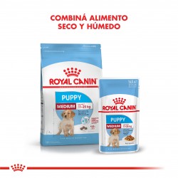 Royal Canin Alimento Húmedo para Perro Medium Puppy  Pouch 140gr x 10u