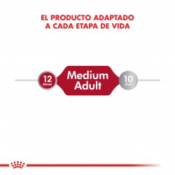 Royal Canin Alimento Húmedo para Perro Medium Adulto  Pouch 140gr x 10u