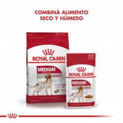 Royal Canin Alimento Húmedo para Perro Medium Adulto  Pouch 140gr x 10u