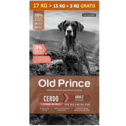 Old Prince Novel Cerdo y Legumbres Naturales Adulto 15 + 2 kg de Regalo