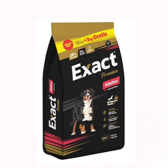 Exact Premium Perro Adulto x 18+3kg