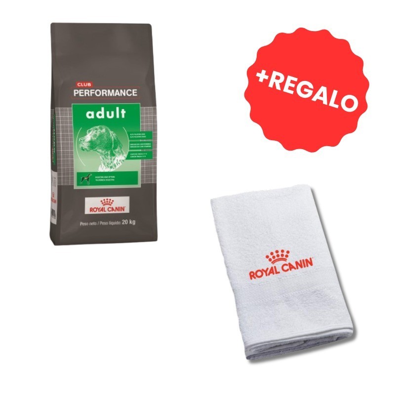 Royal Canin Alimento Seco para Perro Club Performance Dog Adulto 20kg + REGALO